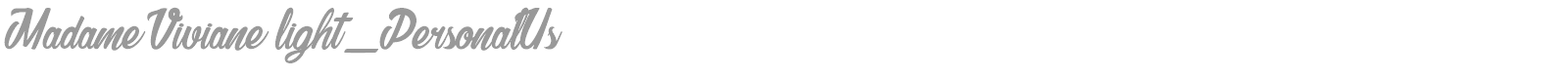 Madame Viviane font preview